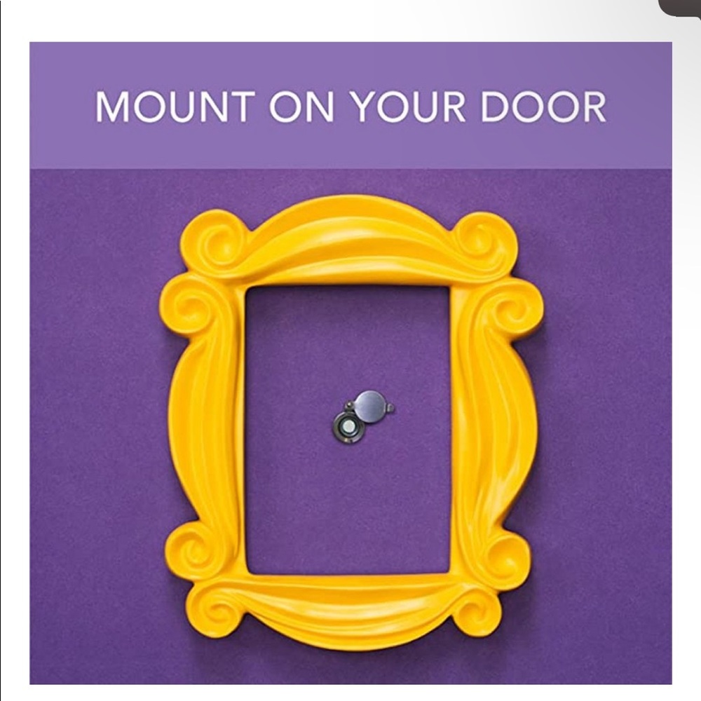 Friends peephole frame